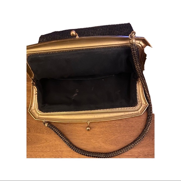 Vintage Glomesh Style Black Evening Bag - Picture 8 of 12